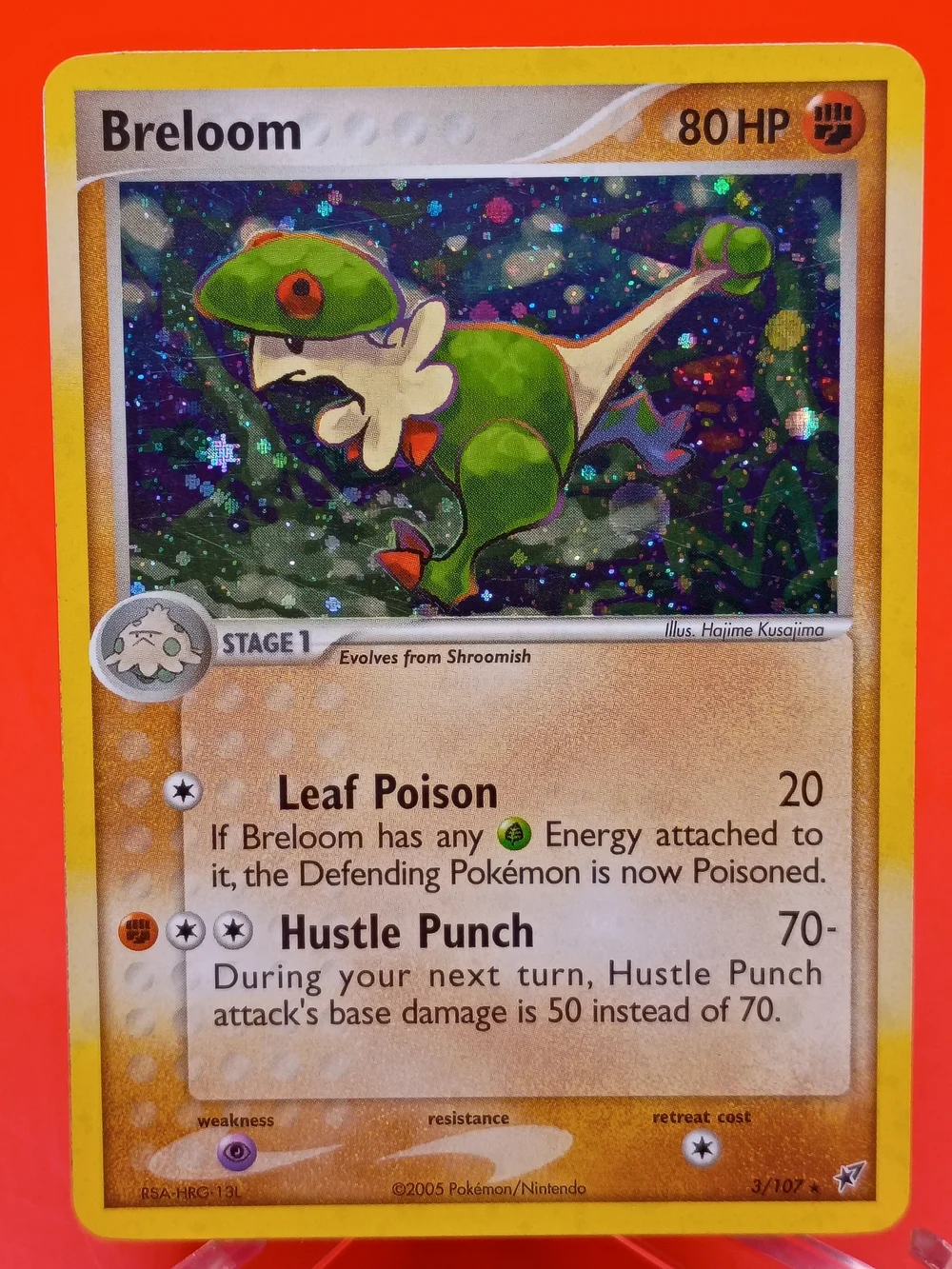 Breloom 3/107 Holo EX Deoxys NM-LP Pokémon TCG